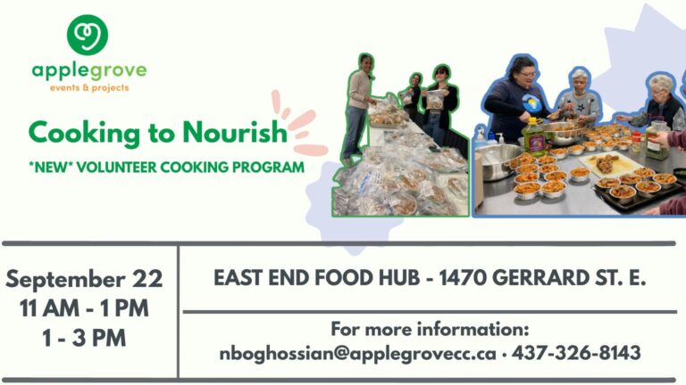 New Volunteer Cooking Program