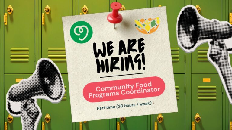 Hiring: Food Programs Coordinator